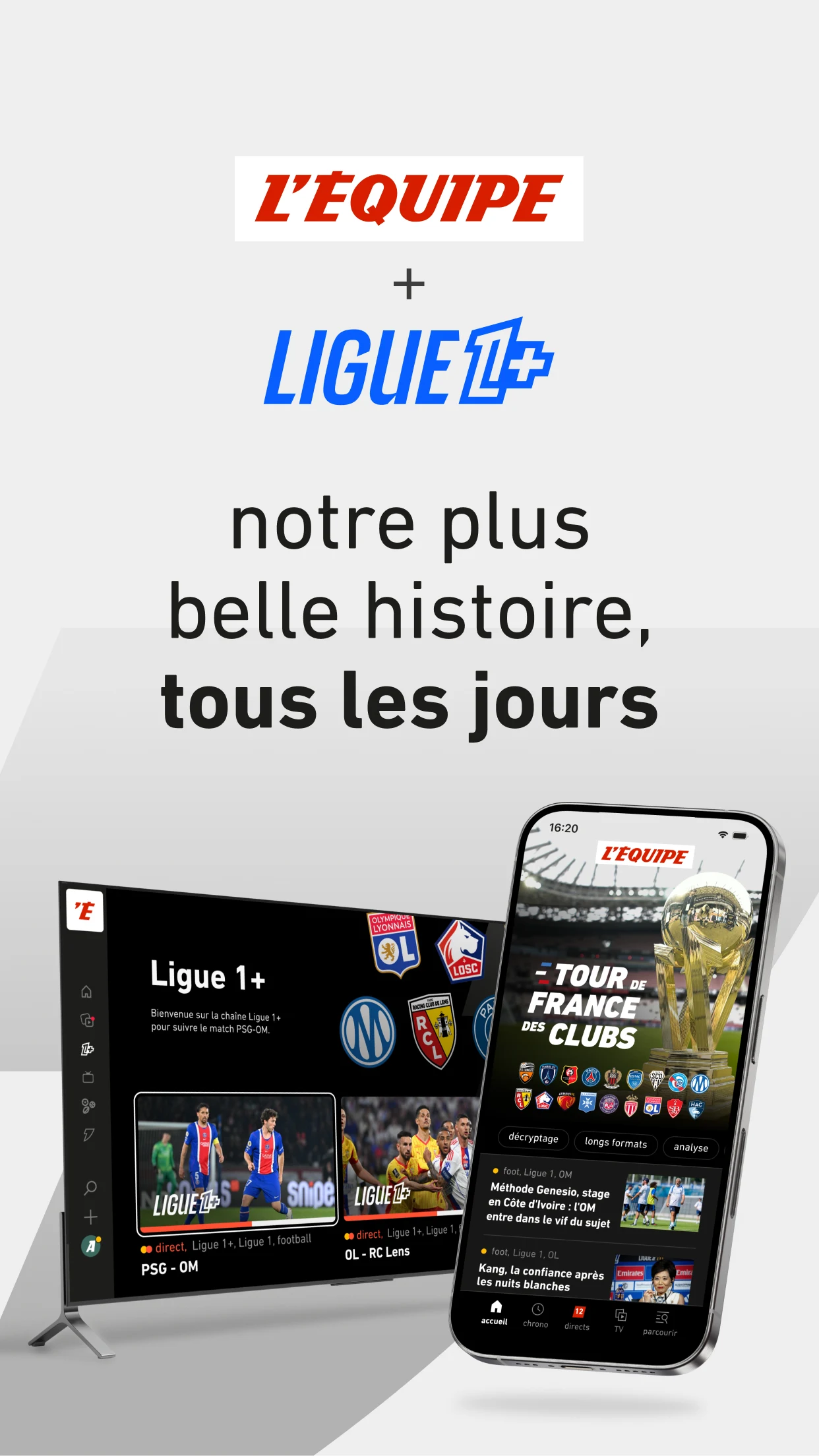 L’ÉQUIPE - actu, score, match screenshot