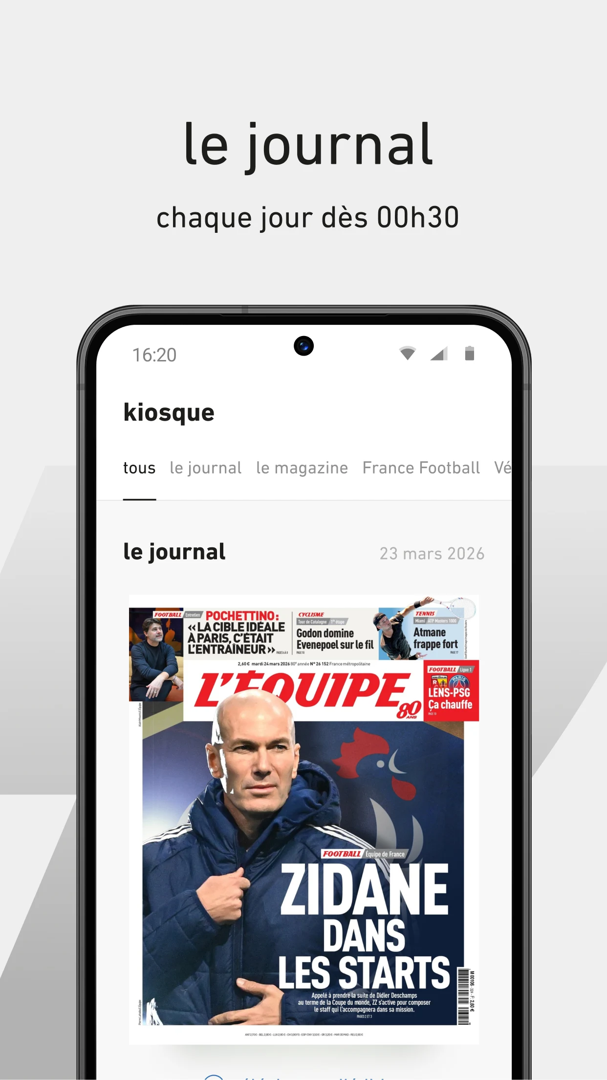L’ÉQUIPE - actu, score, match screenshot