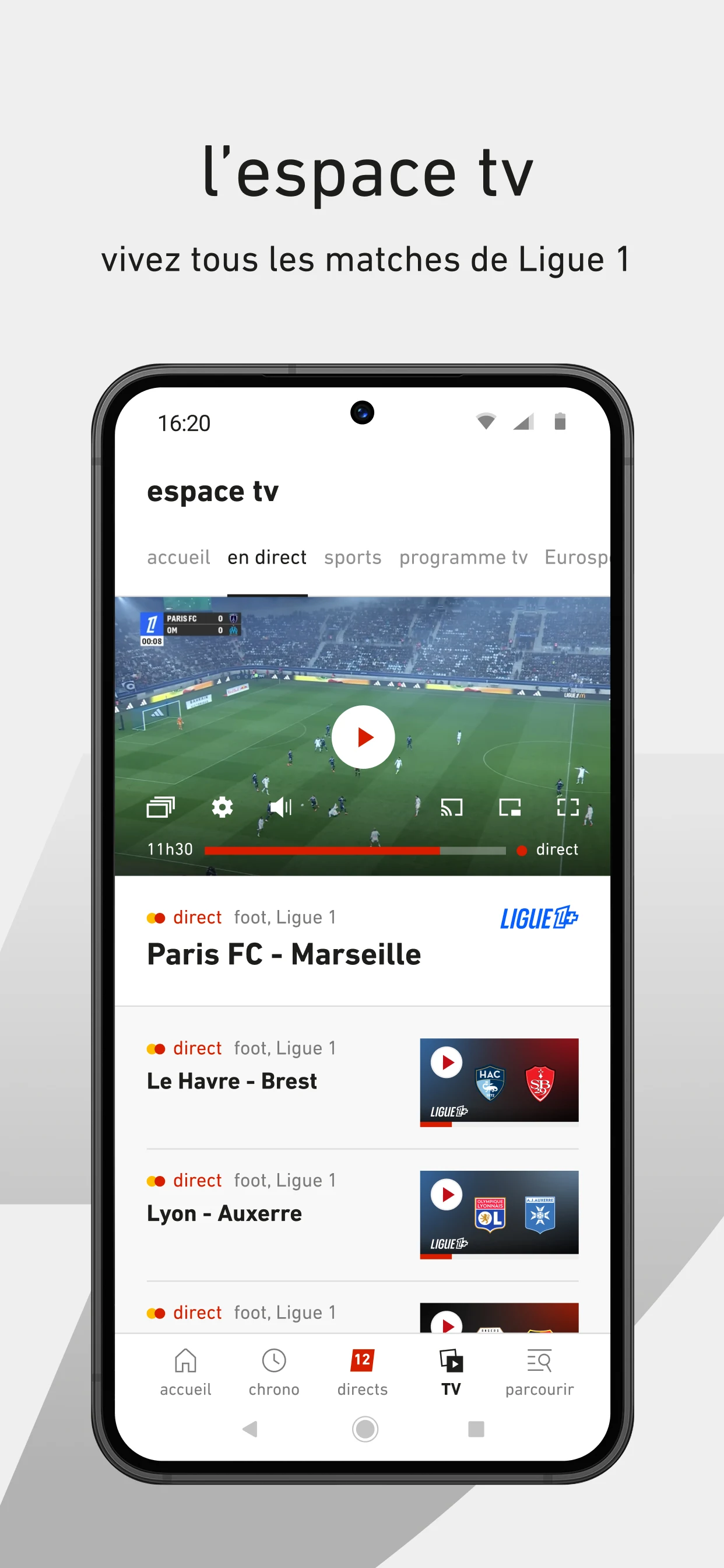 L’ÉQUIPE - actu, score, match screenshot