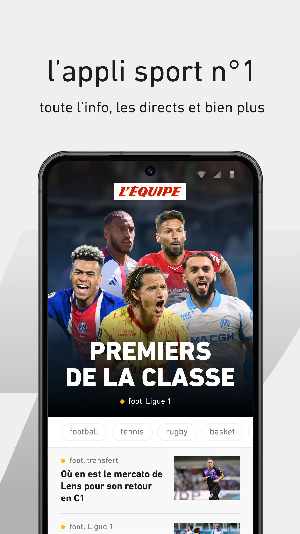 L’ÉQUIPE - actu, score, match screenshot