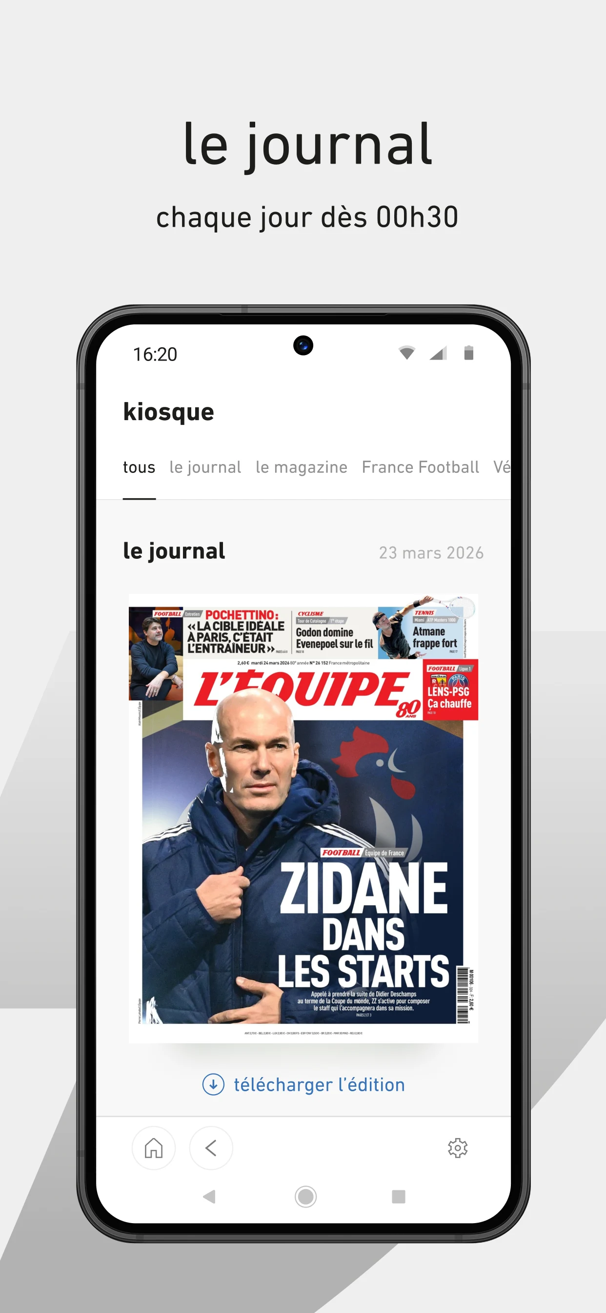 L’ÉQUIPE - actu, score, match screenshot