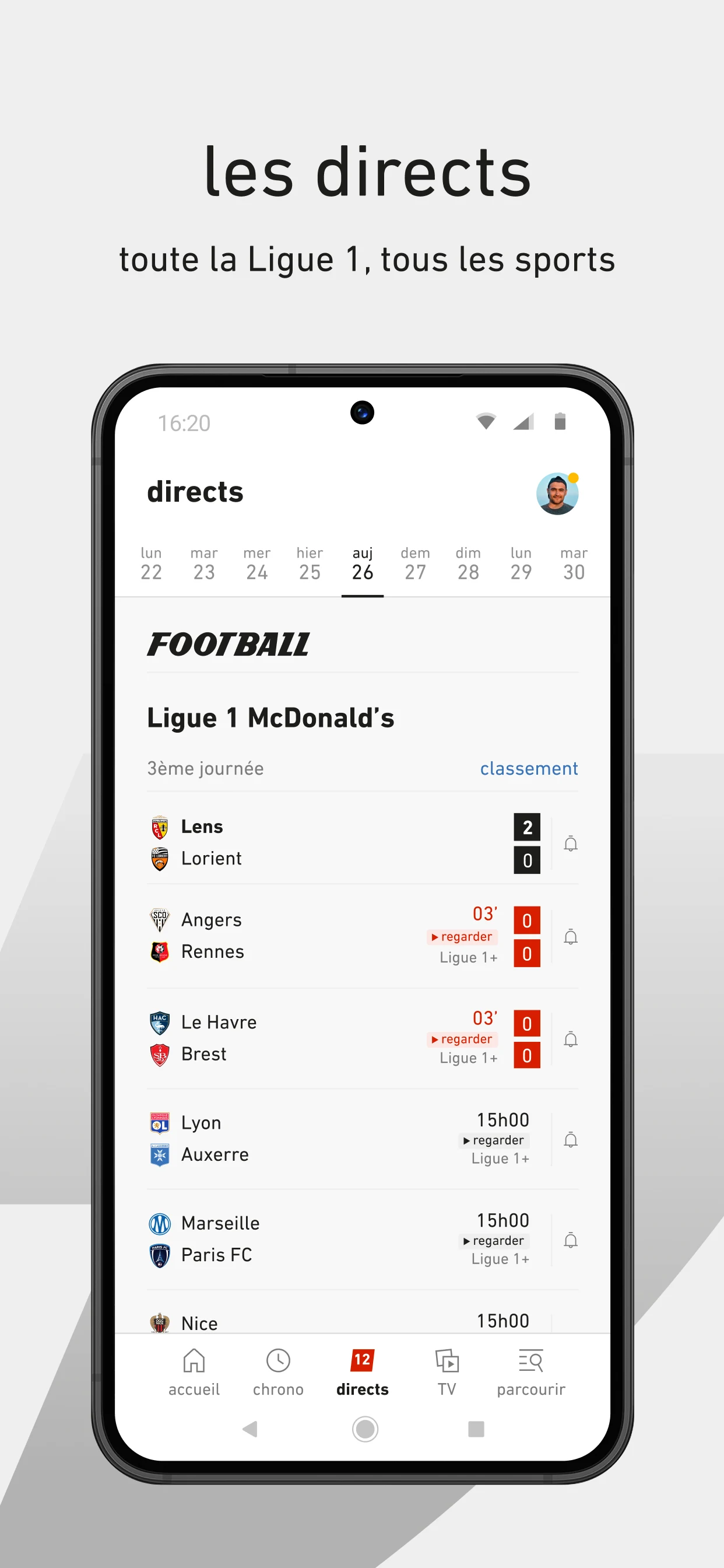 L’ÉQUIPE - actu, score, match screenshot